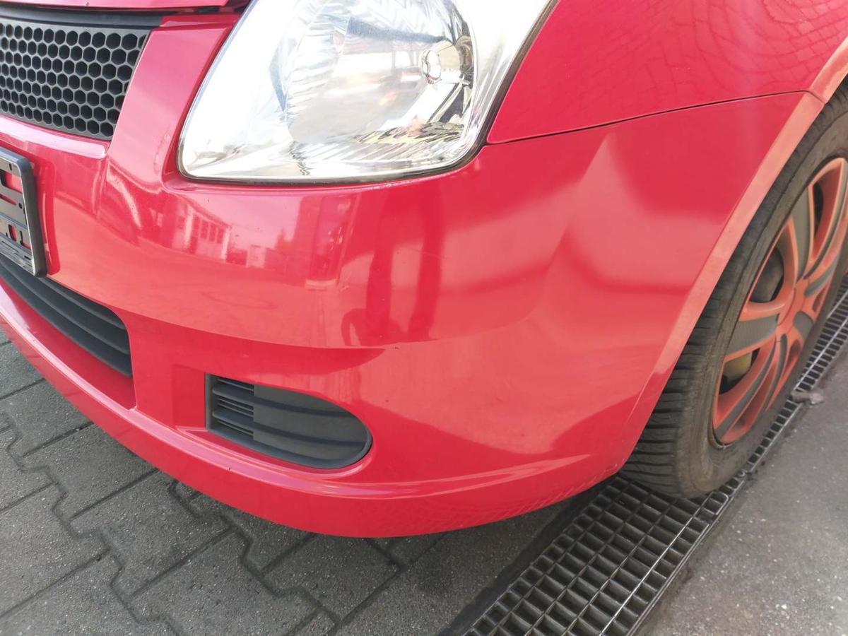 Suzuki 4 EZ MZ original Stoßstange Stossfänger vorn Rot Bj.2007